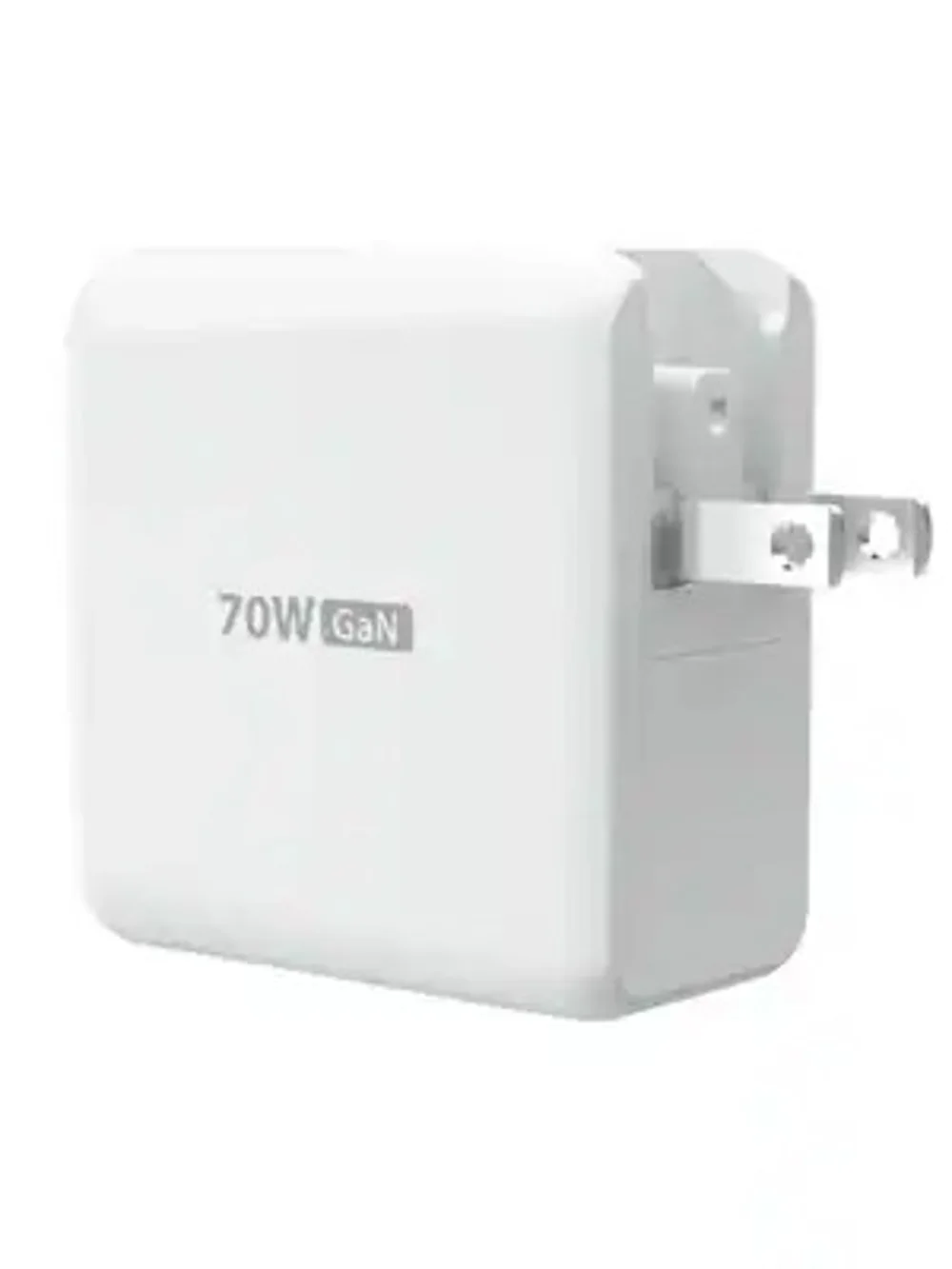 70W GaN Fast USB-C Wall Charger - White